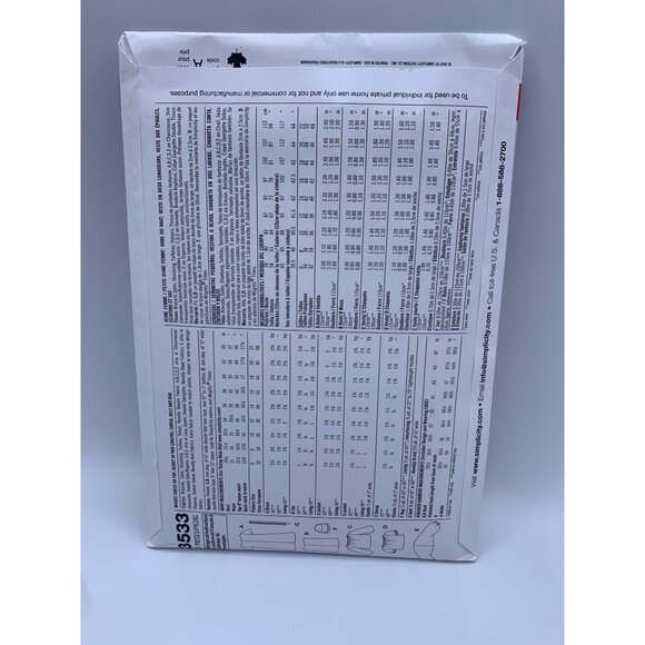 Simplicity Misses Dress Top Jacket Shrug Sewing Pattern sz 6-14 3533 - uncut - Picture 2 of 4